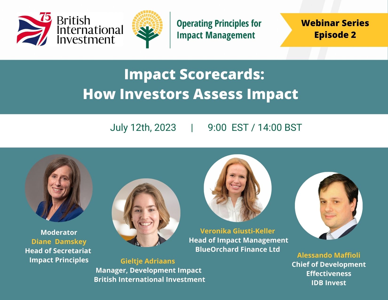 BII / Impact Principles Webinar Series: Episode 2 - Impact Scorecards ...